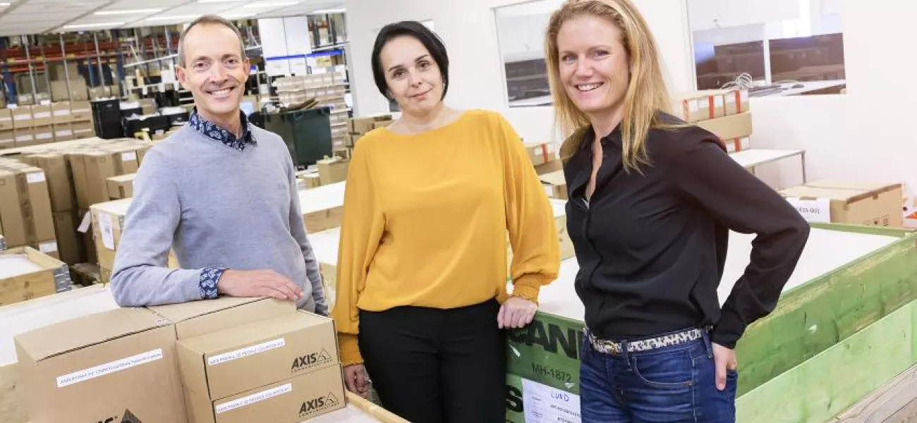 Axis global supply chain team