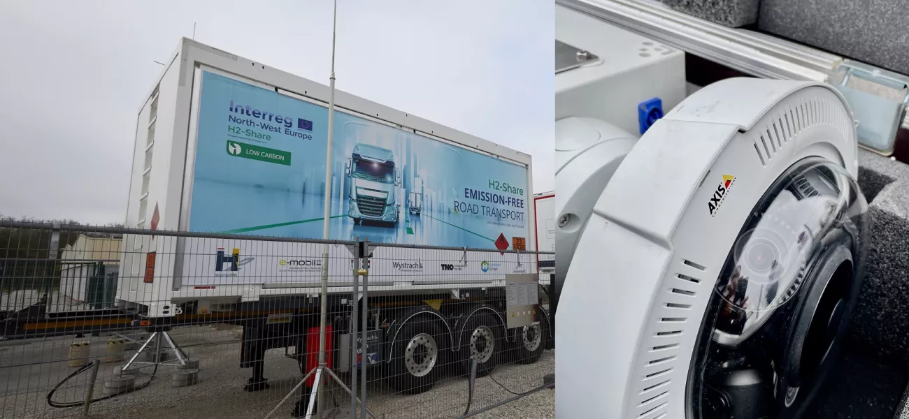 Axis sécurise le site hébergeant le premier poids lourd à hydrogène d’Europe 