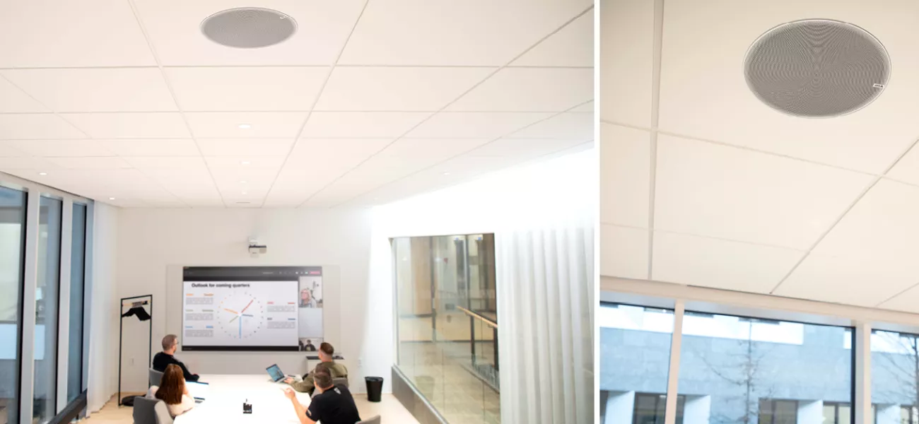 Two new all-in-one ceiling speakers expand on security, safety, and customer experience use cases