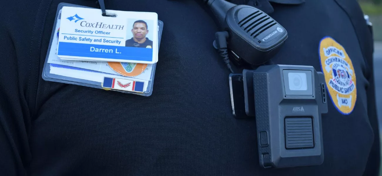 CoxHealth Deploys New Body Worn Camera Solution to Increase Patient, Visitor, and Staff Safety