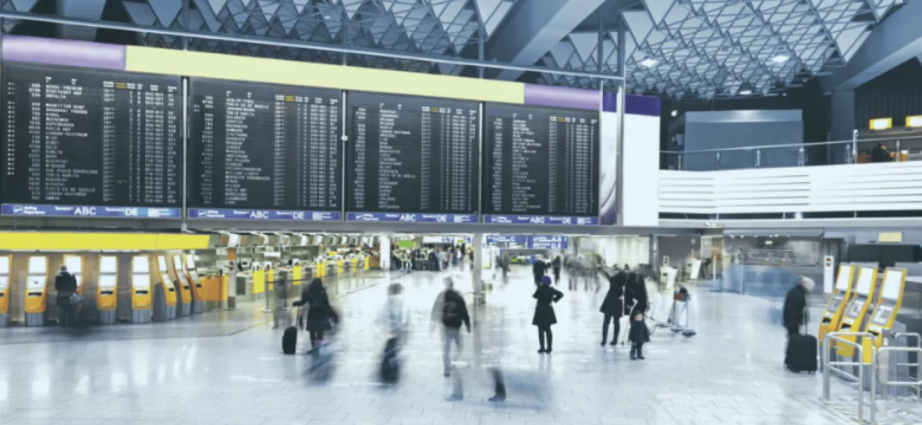 Arrival and departure area