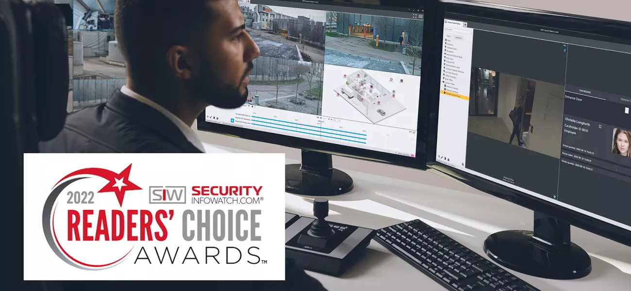 SecurityInfoWatch Reader's Choice Award