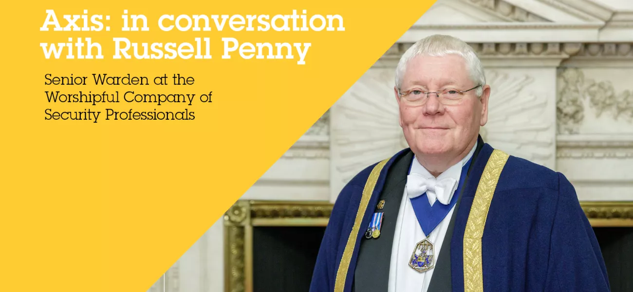 Russell Penny, Senior Warden at the Worshipful Company of Security Professionals