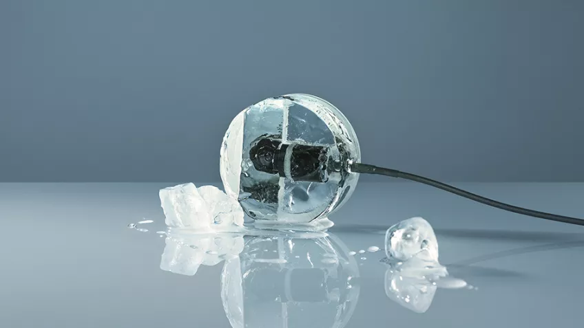 AXIS F2135-RE Fisheye Sensor was frozen in the ice