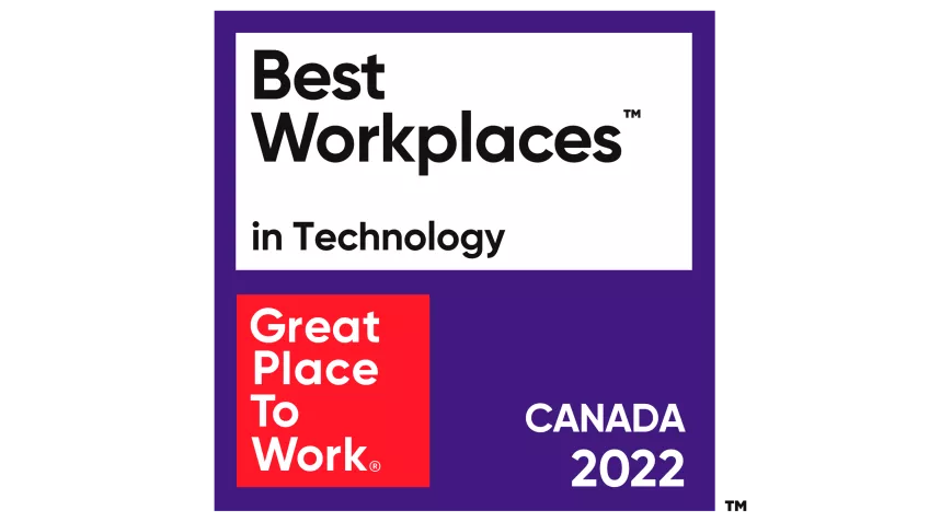 Axis Communications recognized on 2022 Best Workplaces™ in Technology list in Canada