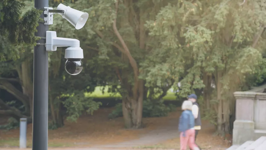 Surveillance cameras in combination with sound detection sensors can add great value to security systems covering public spaces.