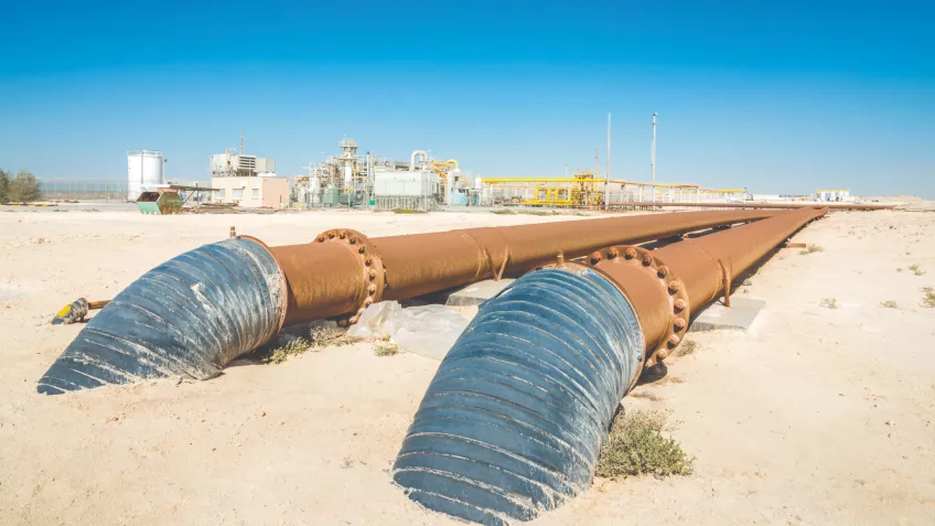 Perimeter protection at the processing plant and tank farm