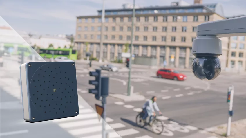 AXIS Q61 overlooking crossing