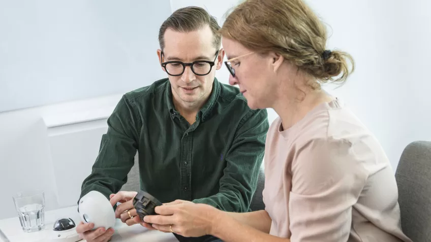 Johan Widerdal and Ausra Reinap, part of Axis Green Design group