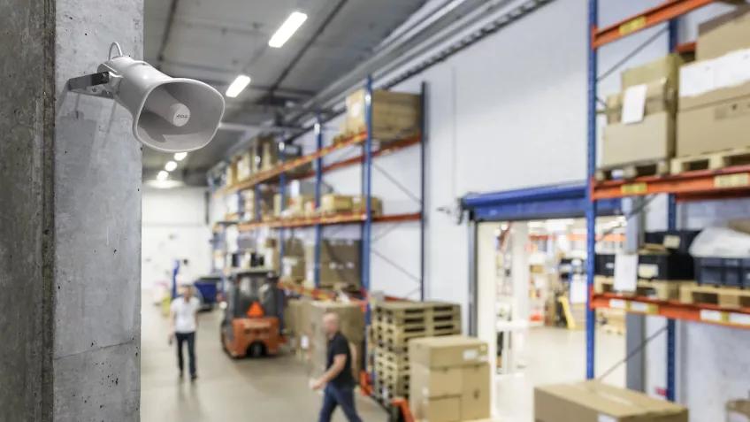 Warehouse speaker system