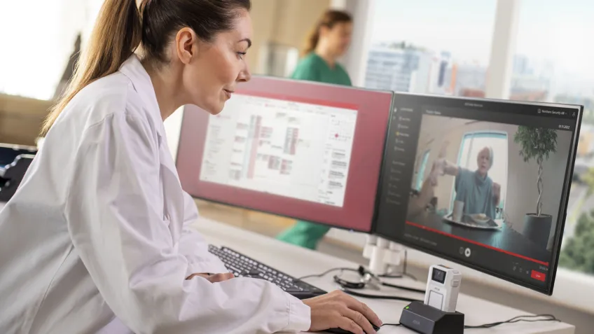 Virtual nurse viewing body worn footage