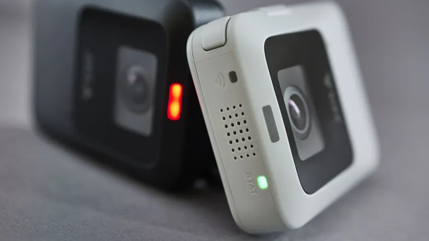 Two body worn cameras