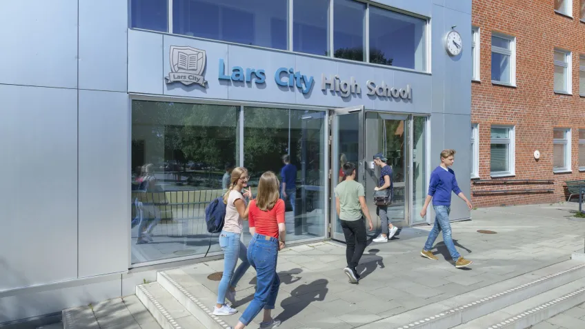 A school setting using a fail-safe system