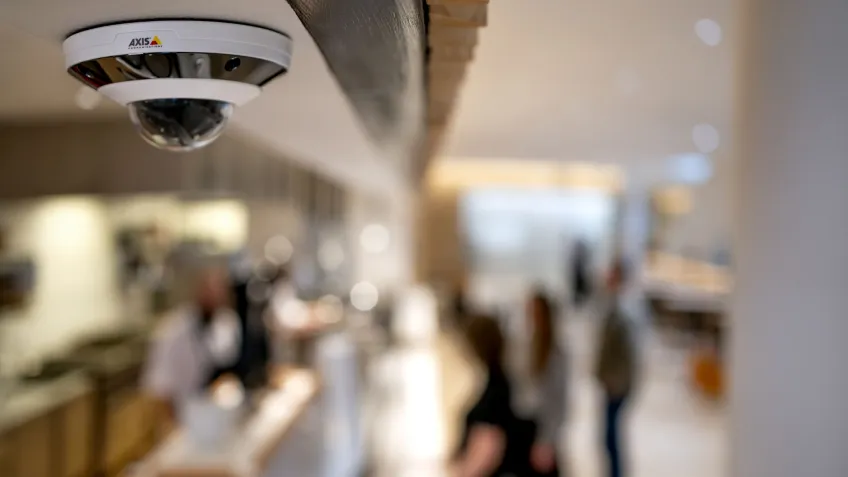 Network camera in a hospitality setting