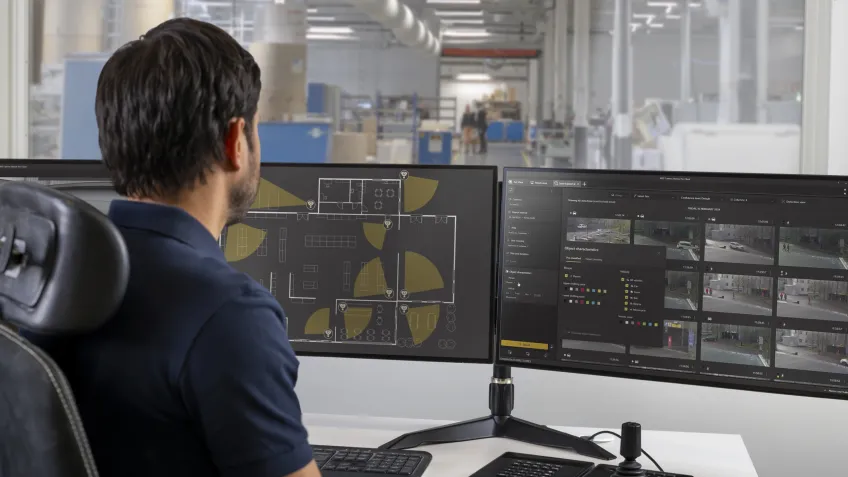 Multisite manager in front of screens
