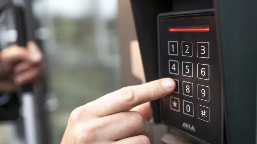 Card reader as part of a physical access control system