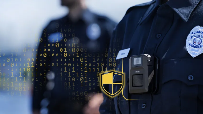 Body worn cameras with a cybersecurity overlay 