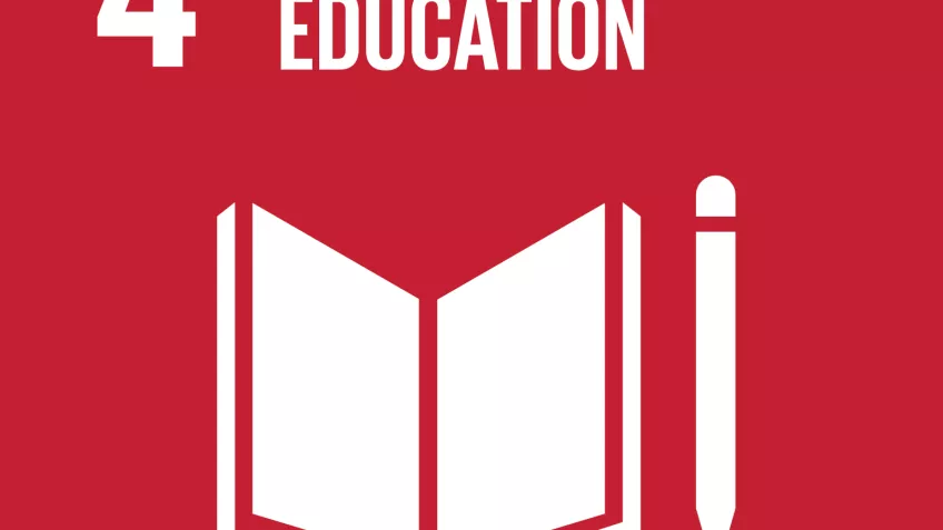 The 4th UN goal named quality education
