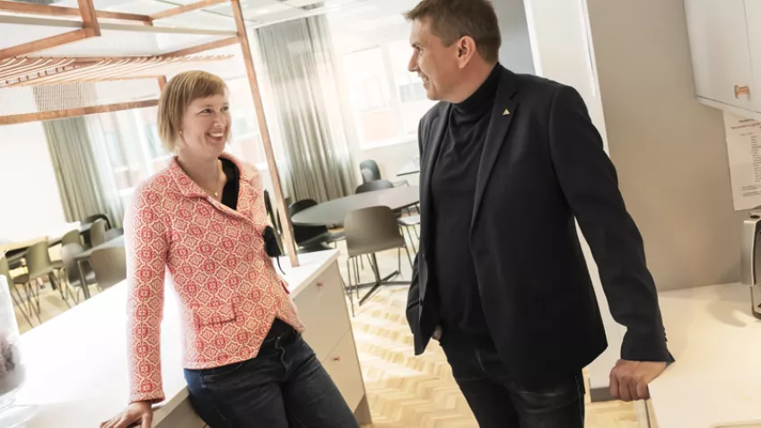 Marie Grönlund and Andres Vigren