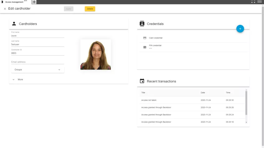 Integrated access control
