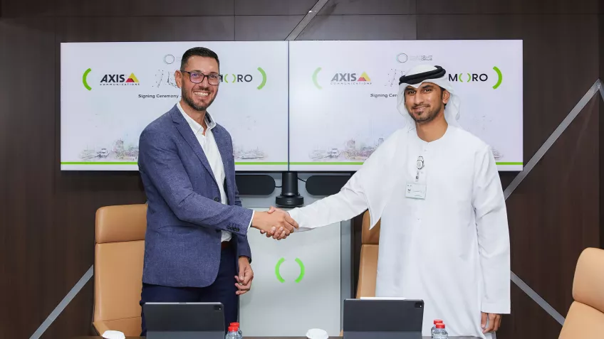 Morohub and Axis Communications sign an MoU