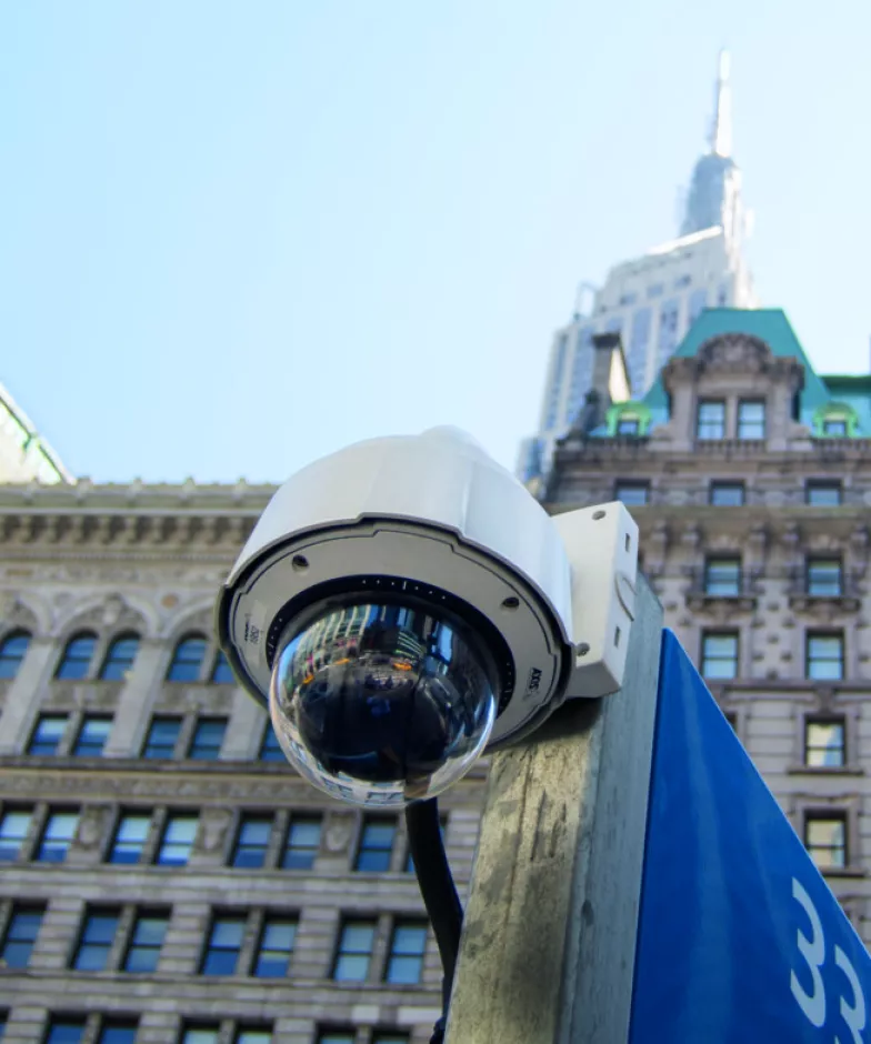 AXIS Q60 overlooking the Empire State Building.